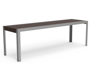 MTB-1050-00067: 1050 Standard Table, 96in L, Thermally Modified Ash Wood, Surface Mount