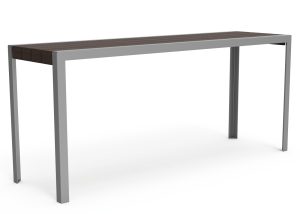 MTB-1050-00075: 1050 Bar Height Standard Table, 96in L, Thermally Modified Ash Wood, Surface Mount