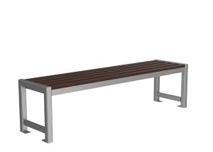 MBE-0400-00068: 400 Series Backless Bench, Thermally Modified Ash Wood