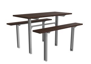 MTB-0210-00057: 200 Series - 210 Cluster Seating, Thermally Modified Ash Wood, Direct Burial