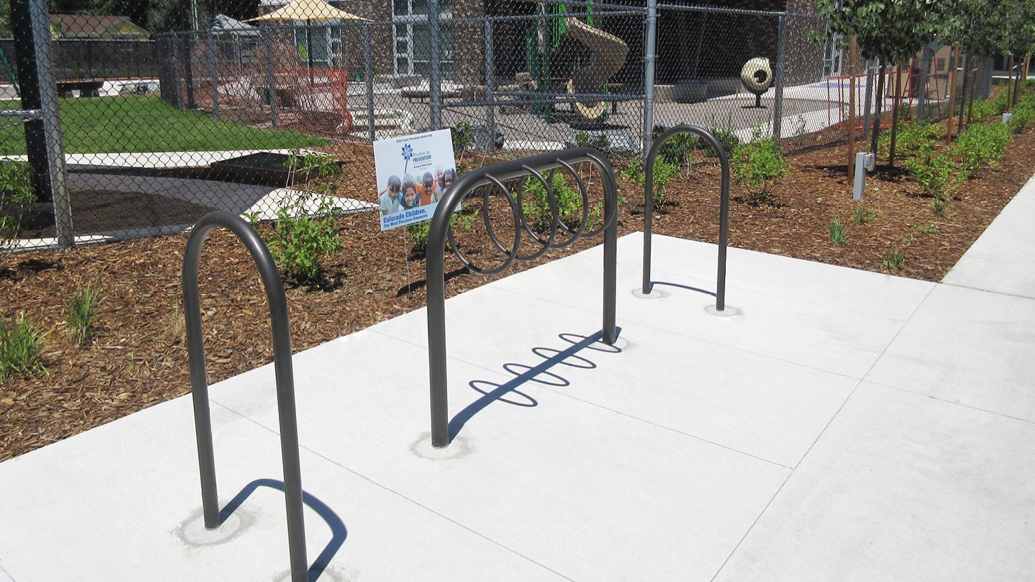 500 Bike Racks and 300 Bike Racks at Mental Health Center in Denver