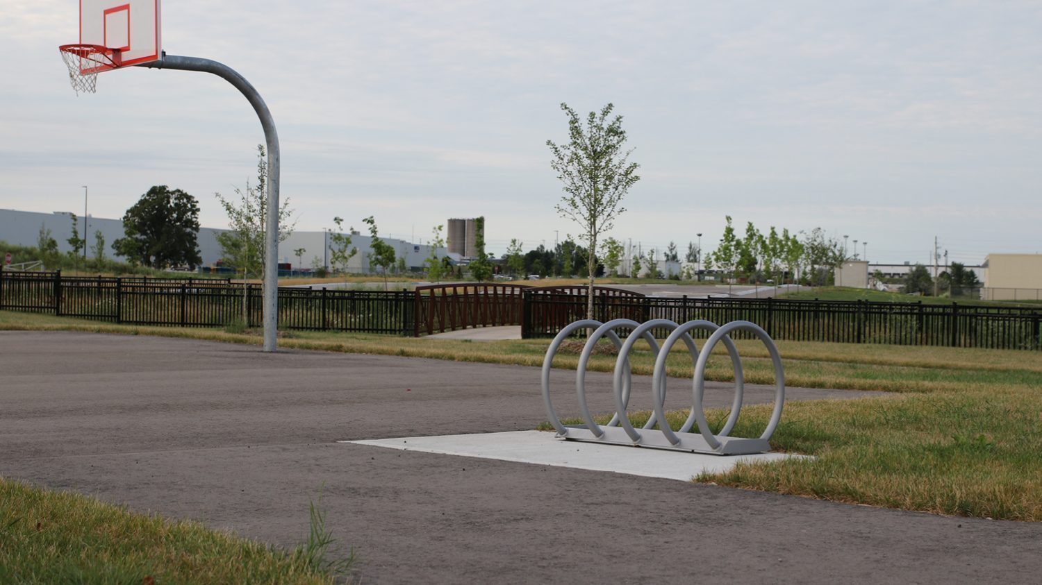 350 Bike Rack at 1 Password Park in St. Thomas