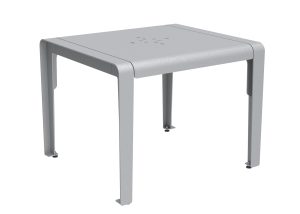 MTB-2700-00017: ALUM Table, Laser Design 3 - Fusion Pattern, Freestanding