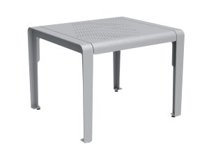 MTB-2700-00018: ALUM Table, Laser Design 4 - Summit Pattern, Freestanding