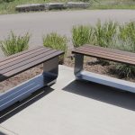 MBE-3000-00035: L-Series Backless Wood Benches, Thermally Modified Ash