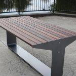 MTB-3000-00002: L-Series Table, Thermally Modified Ash Wood top